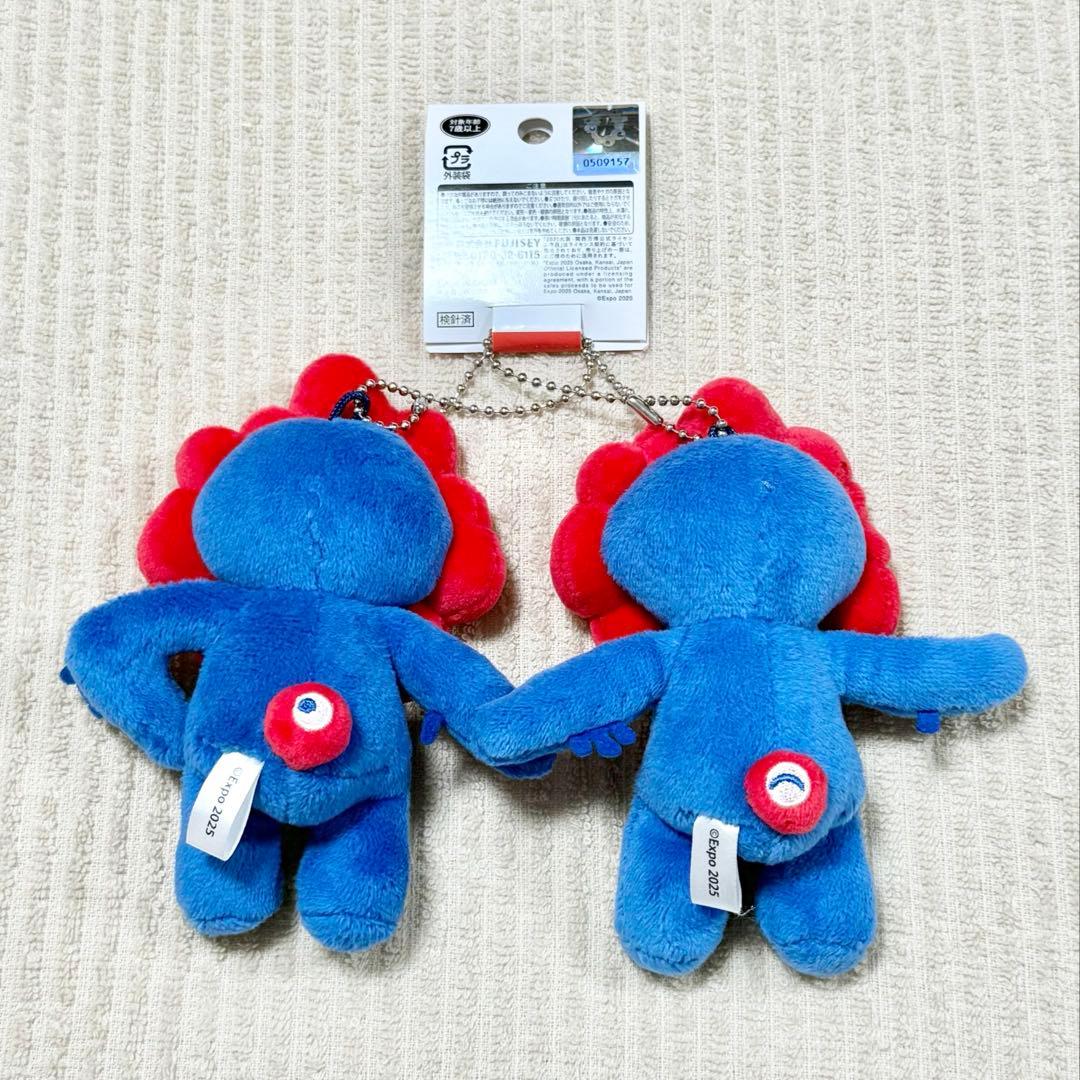 ミャクミャク ペアマグネット マスコットキーホルダー