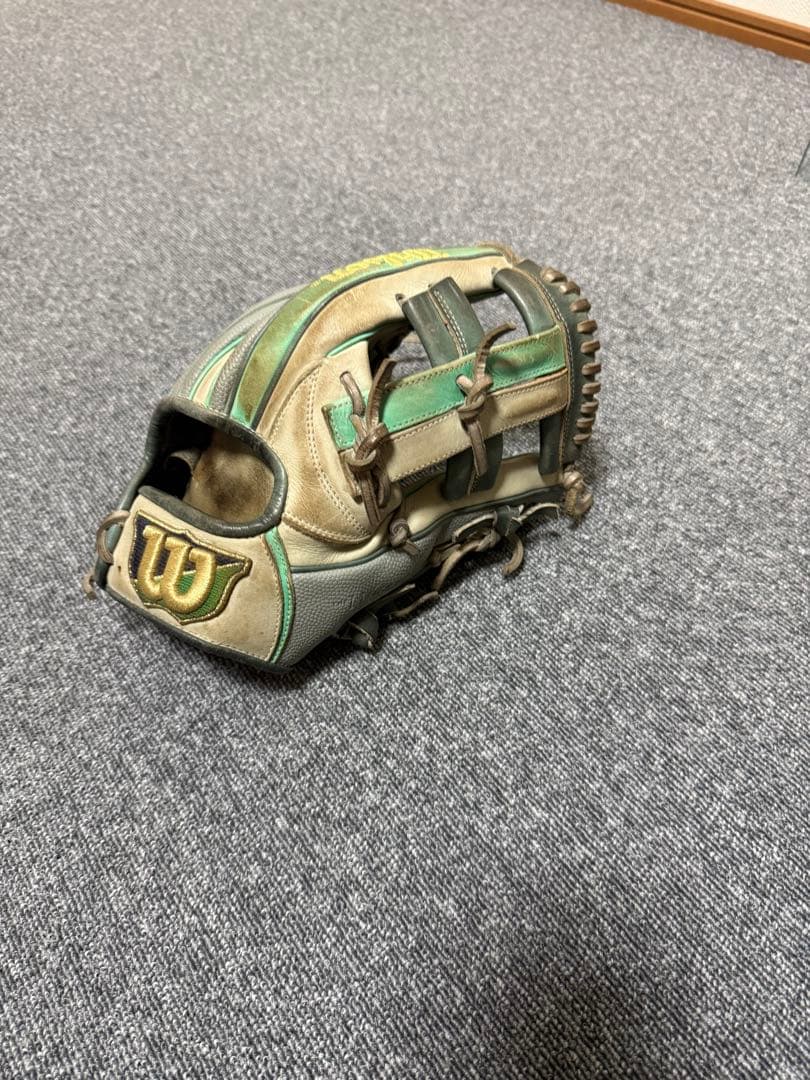Wilson WTAH3200 軟式グローブ グレー/緑