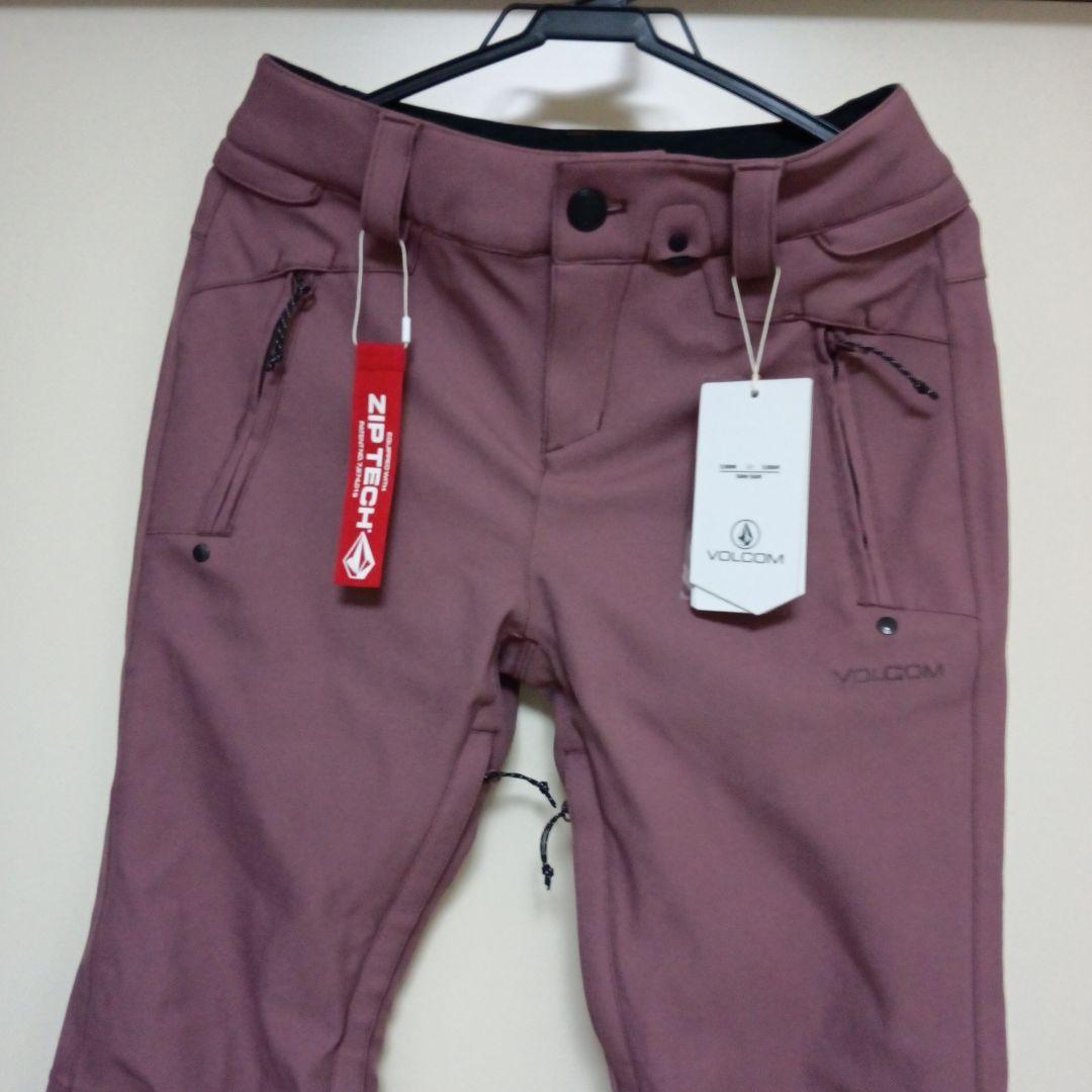 VOLCOM スノーボードパンツ XSサイズ ピンクブラウン