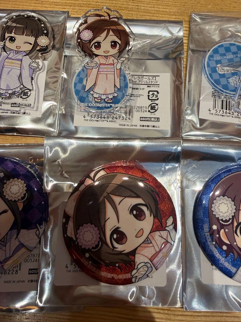 可惜夜月　ピニャコラ太　缶バッジ　ミニアクスタ