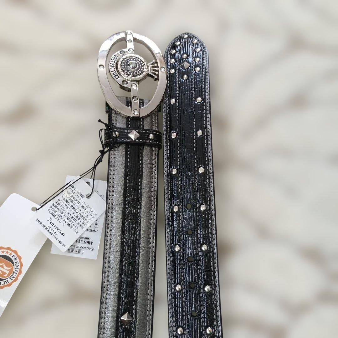 ビッグベン様♡【極美品】牛革ベルト BELTFACTORY マーカー付き ゴルフ