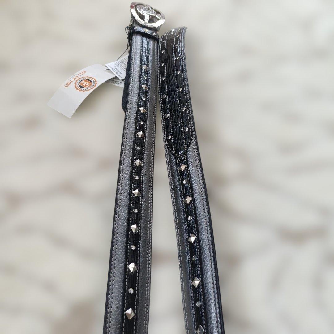 ビッグベン様♡【極美品】牛革ベルト BELTFACTORY マーカー付き ゴルフ