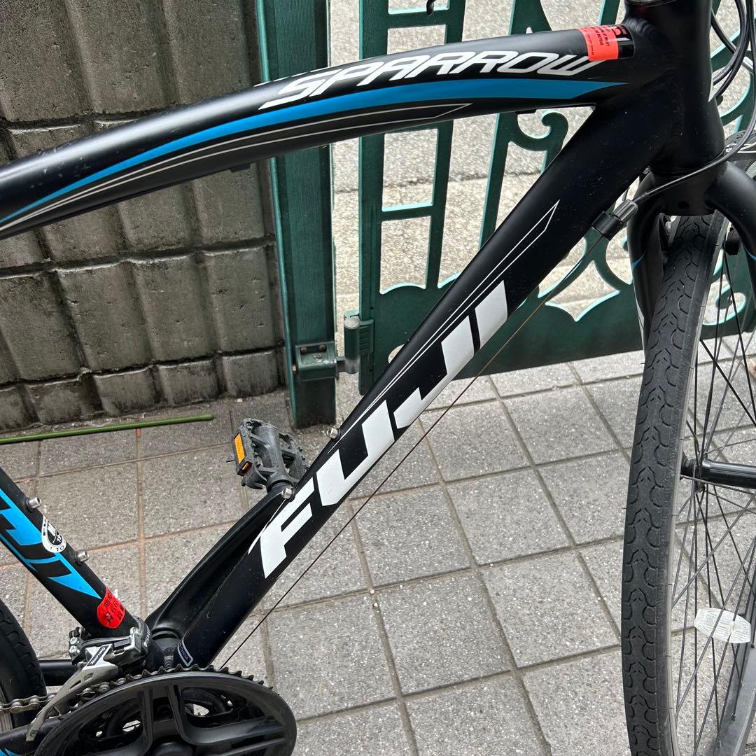 引き取り限定　FUJI SPARROW クロスバイク　ブルー