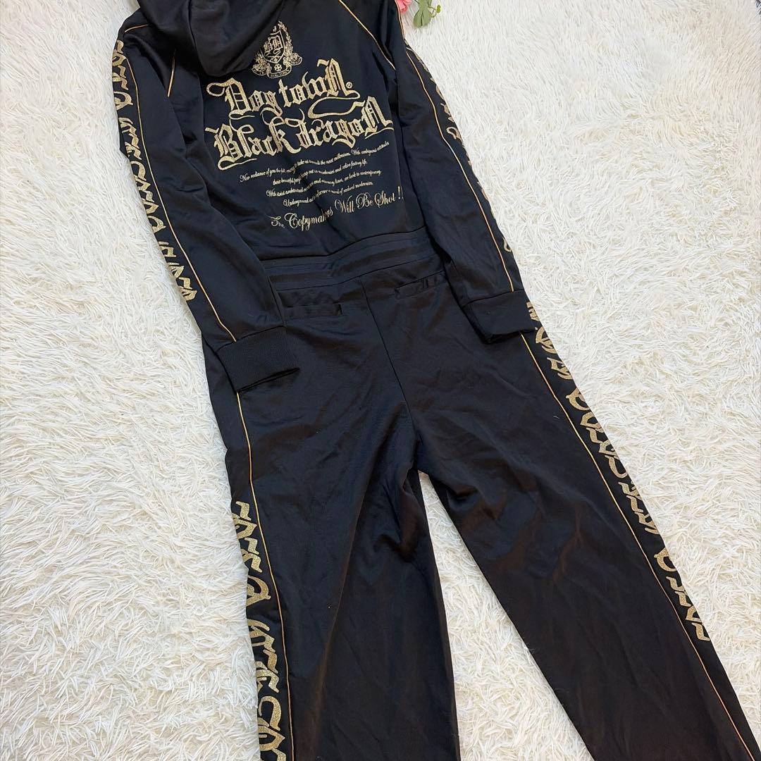 【レア✨希少✨未使用品】黒龍 y2k 平成 DOGTOWN つなぎ ジャージLL