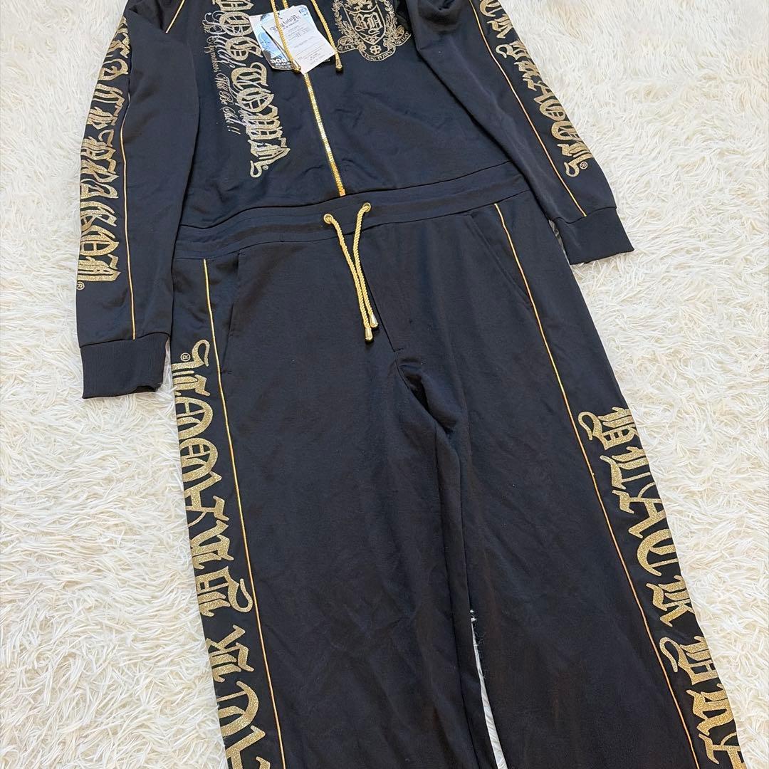 【レア✨希少✨未使用品】黒龍 y2k 平成 DOGTOWN つなぎ ジャージLL