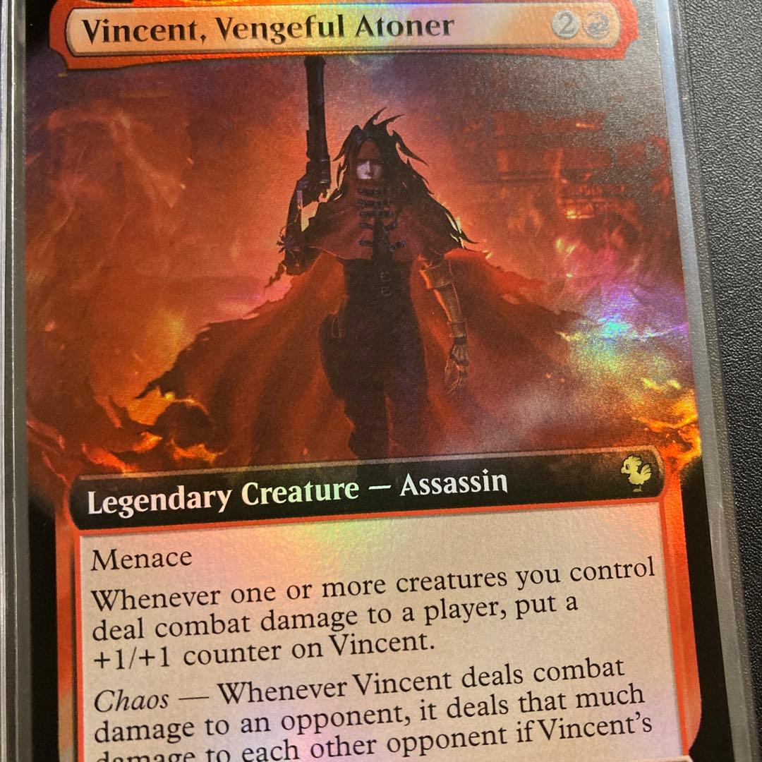 MTG FF 復讐の贖罪者、ヴィンセント 拡張アート foil 英語版