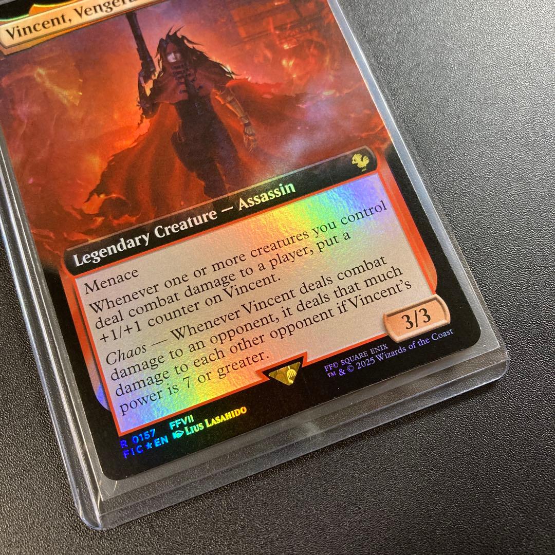MTG FF 復讐の贖罪者、ヴィンセント 拡張アート foil 英語版