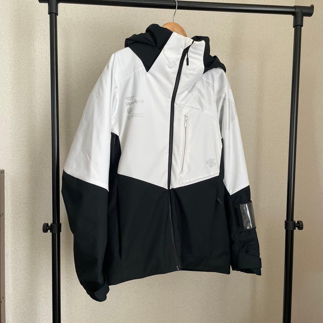 デサント DESCENTE スキーウェア 上下セット 男女 M L白黒