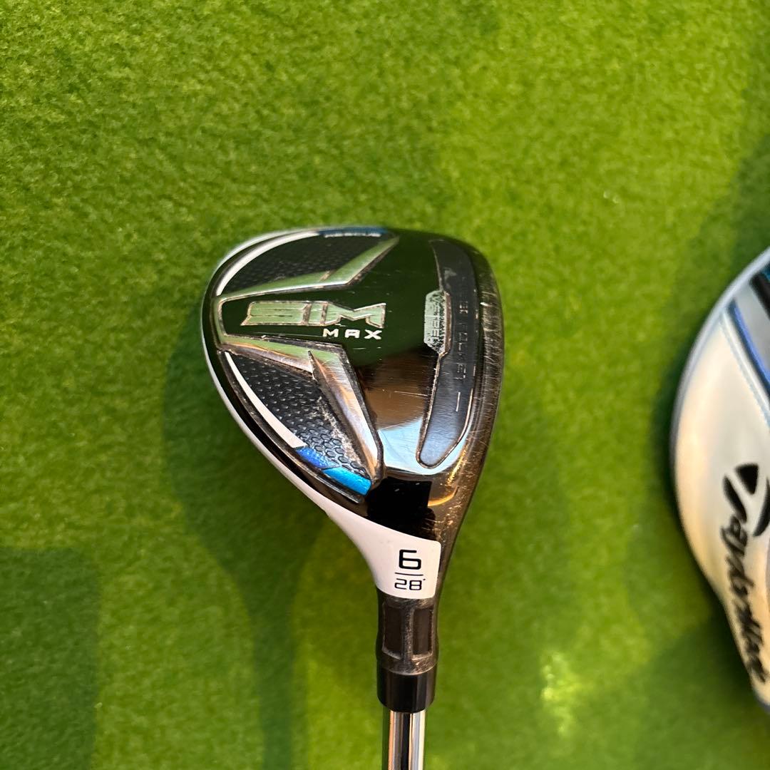 希少　TaylorMade SIM MAX ユーティリティ 6番 28度　KBS