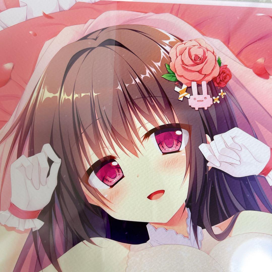 ゲーマーちゃん ウェディングスキン 茉宮祈芹 ジークレー 複製原画 シリアル