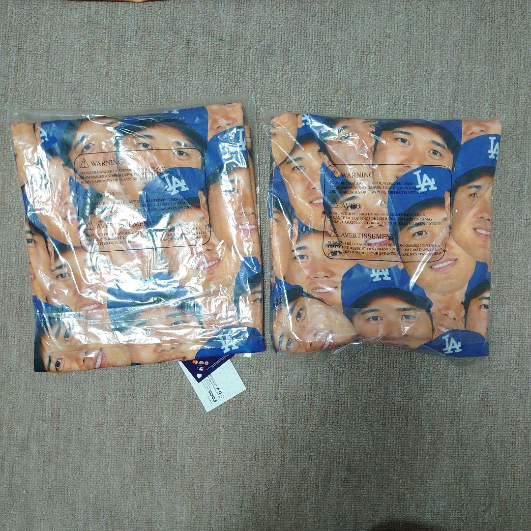 FOCO 大谷翔平 ドジャース Tシャツ 2XL 新品 未使用 顔だらけ 2枚
