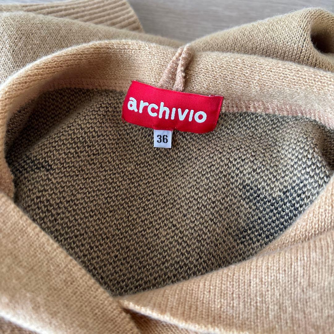 archivio レディースパーカーニット 36