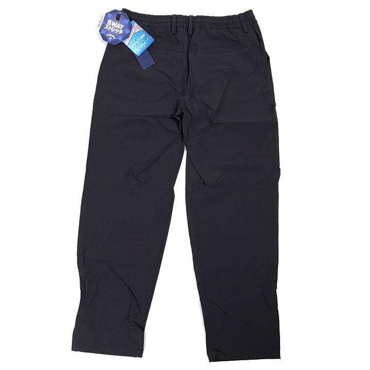 新品 キャロウェイ 8WAYストレッチ シワナイロン 撥水 パンツ 黒 LL
