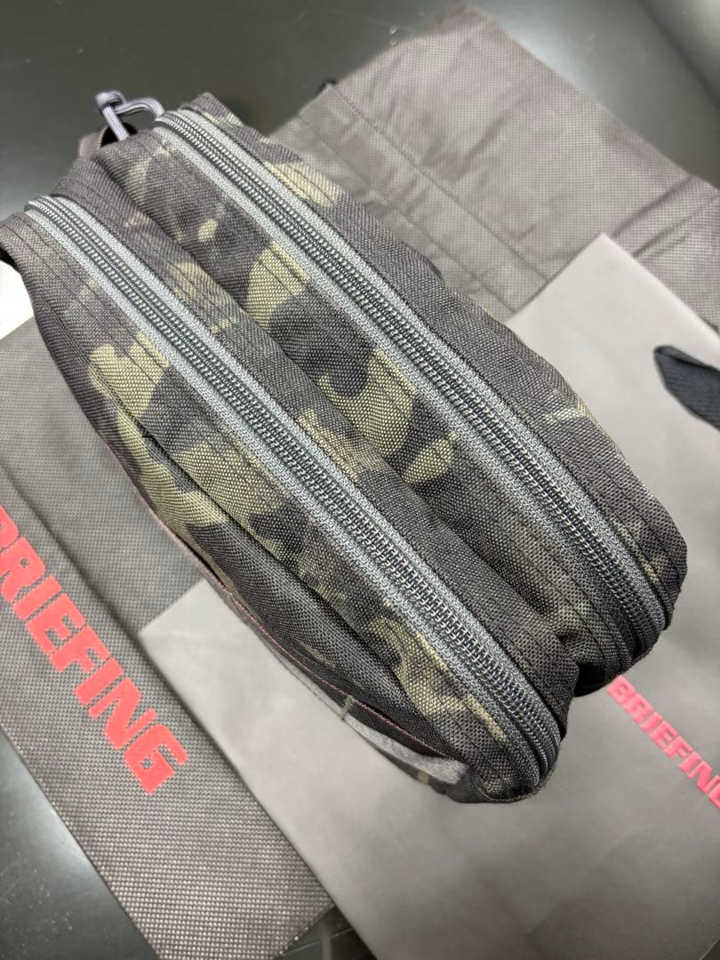 BRIEFING DOUBLE ZIP POUCH ダブルジップ ポーチ 完売品