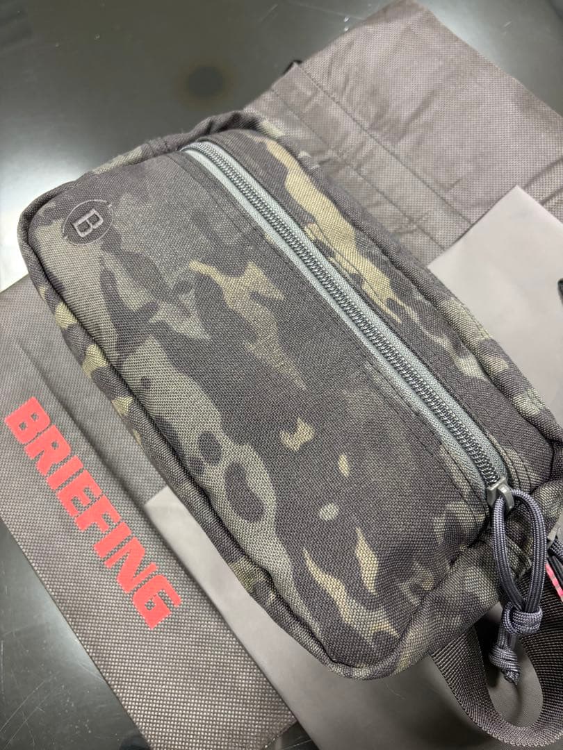 BRIEFING DOUBLE ZIP POUCH ダブルジップ ポーチ 完売品