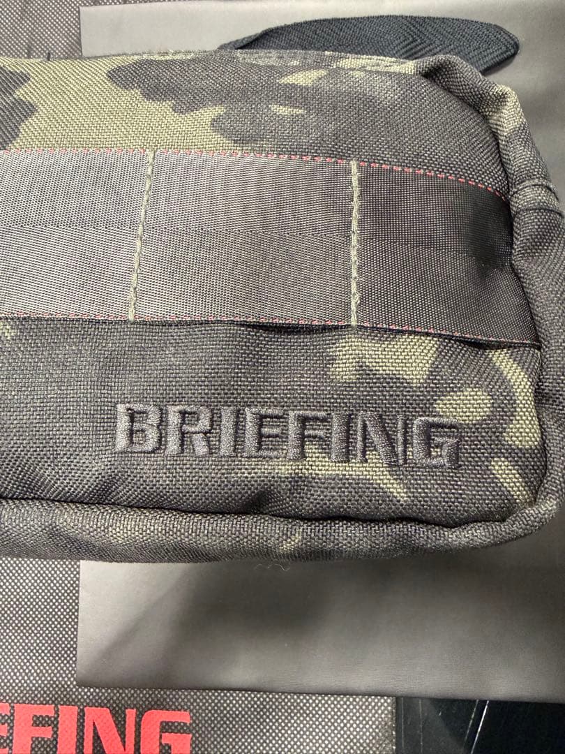 BRIEFING DOUBLE ZIP POUCH ダブルジップ ポーチ 完売品
