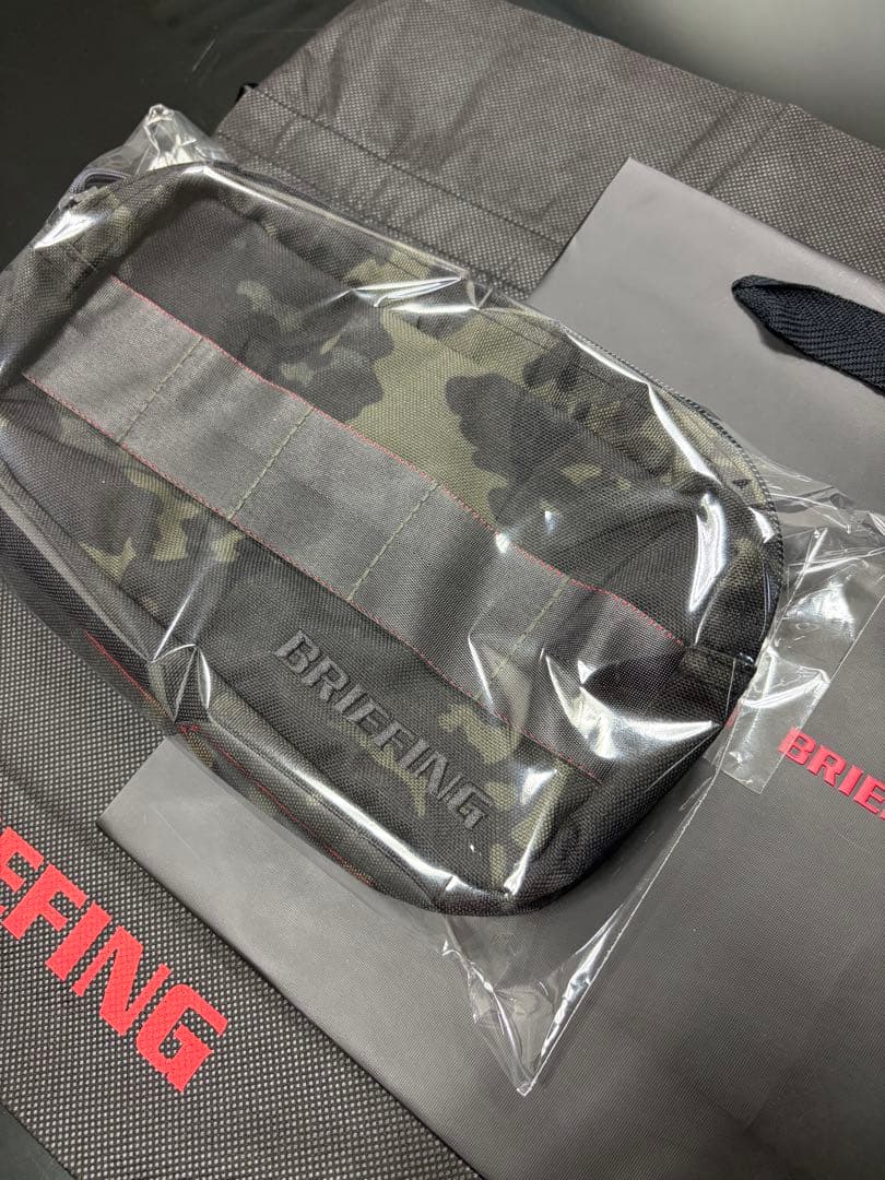 BRIEFING DOUBLE ZIP POUCH ダブルジップ ポーチ 完売品