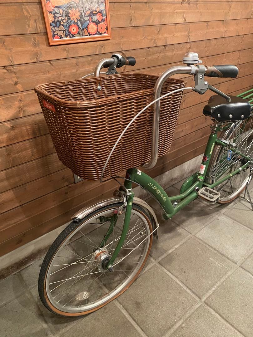 グリーンシティサイクル 前カゴ付き