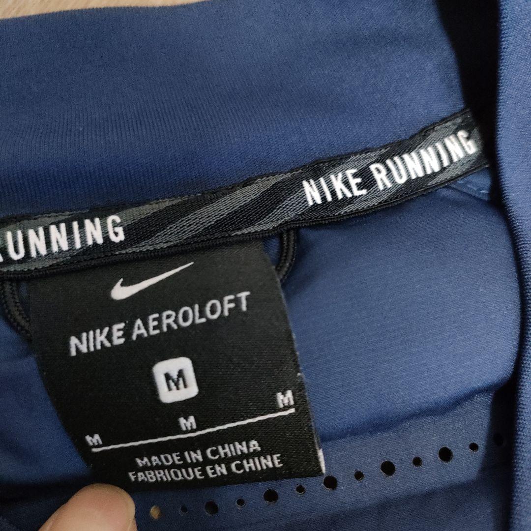 Nike ネイビー エアロロフト　ランニングベスト　М