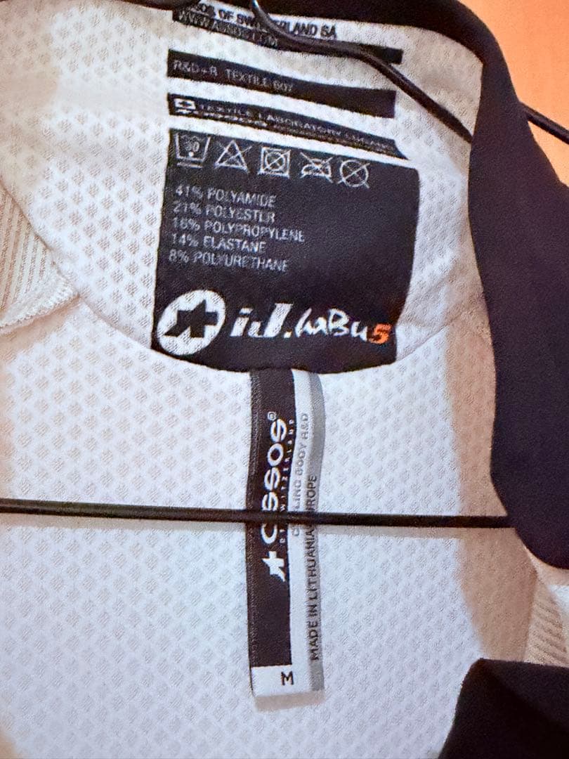 ASSOS アソス iJ.haBu5 サイクルジャケット Mサイズ 初冬・秋口用