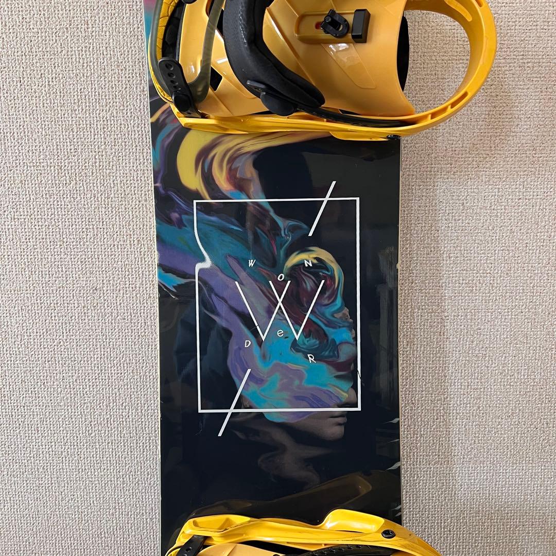 SALOMON スノーボード板＋ビンディング付き