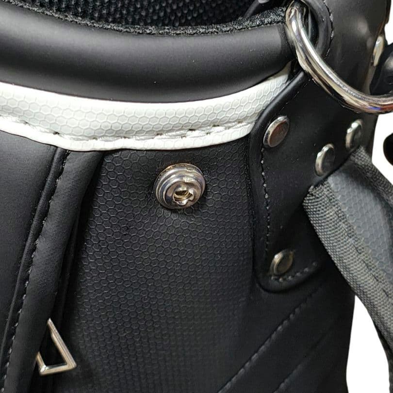 アディダス adidas 軽量 スリーストライプ キャディバッグ メンズブラック