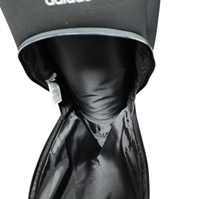 アディダス adidas 軽量 スリーストライプ キャディバッグ メンズブラック