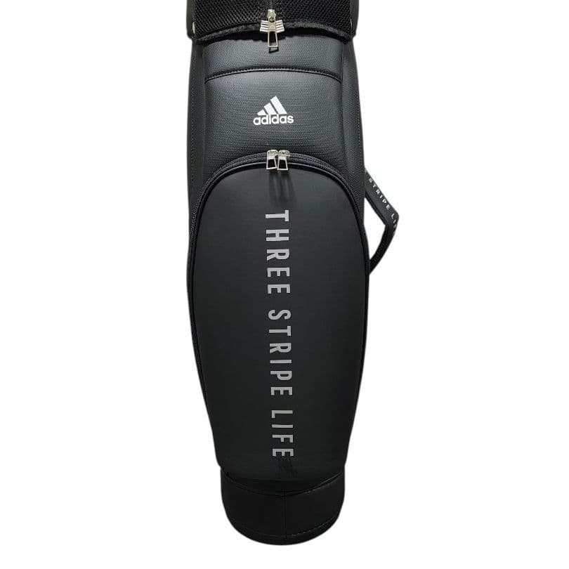 アディダス adidas 軽量 スリーストライプ キャディバッグ メンズブラック