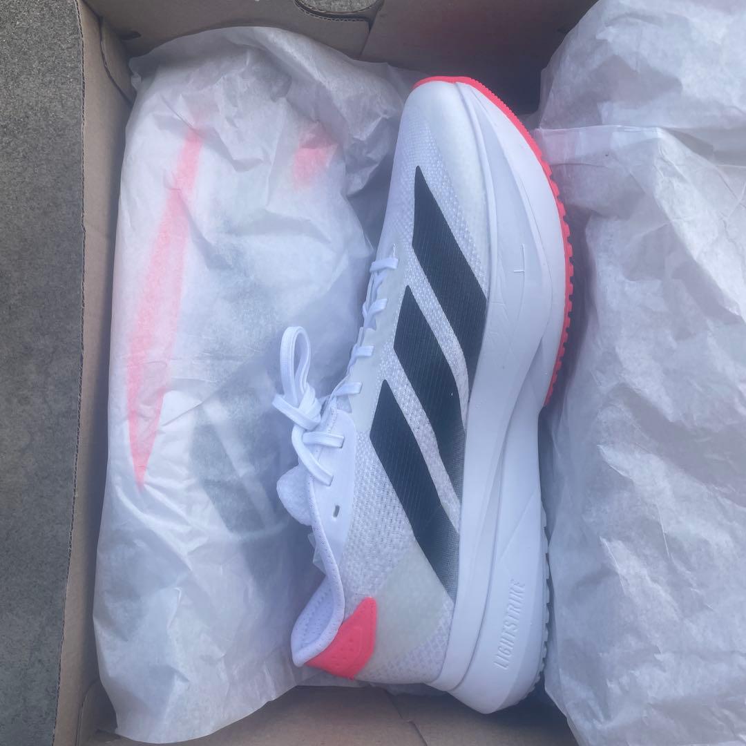 ADIZERO SL2 M 27.0cm ホワイト/ブラック/レッド