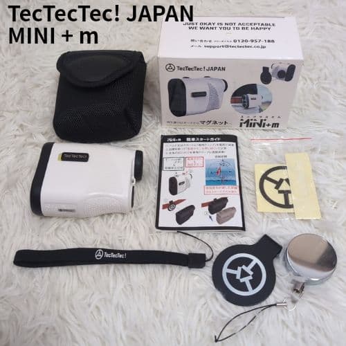 TecTecTec ゴルフ用レーザー距離計 ミニプラスエム 落下防止専用リール付
