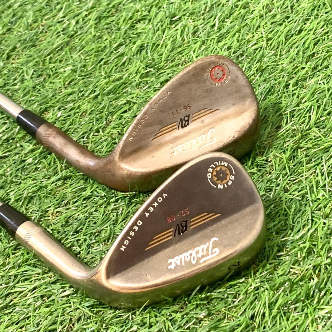 タイトリスト VOKEY DESIGN BV SPINウェッジ2本 52°56°