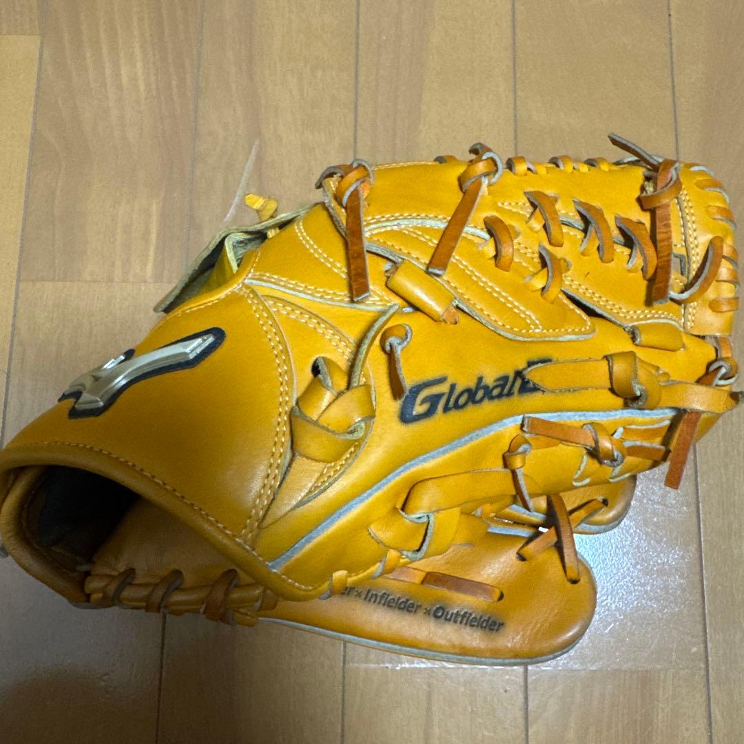 M*0様 Mizuno Global Elite 軟式グローブ オレンジ