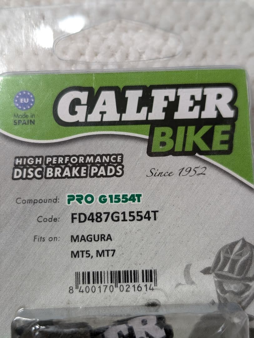 パーツ Galfer Magura MT5/MT7 Pad