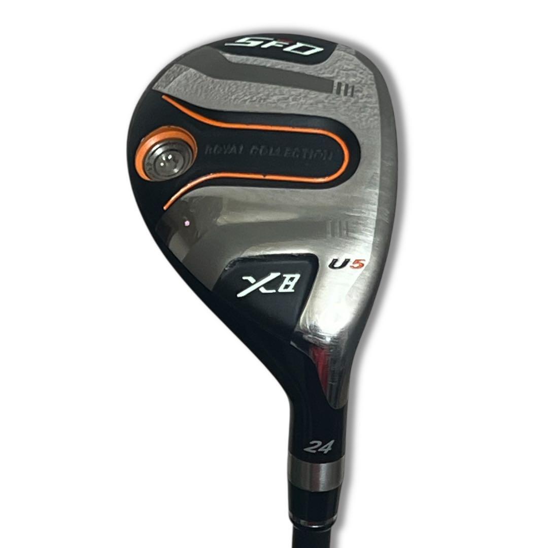 美品 ロイヤルコレクション SFD X8 U5 24° R ヘッドカバー付