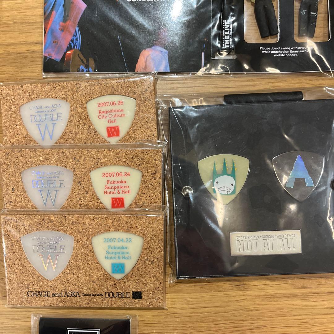 CHAGE and ASKA コンサート グッズ　ピック NOT AT ALL