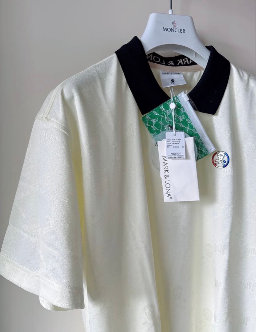新品 ★ MARK&LONA ポロシャツ マーク&ロナ 正規品 白