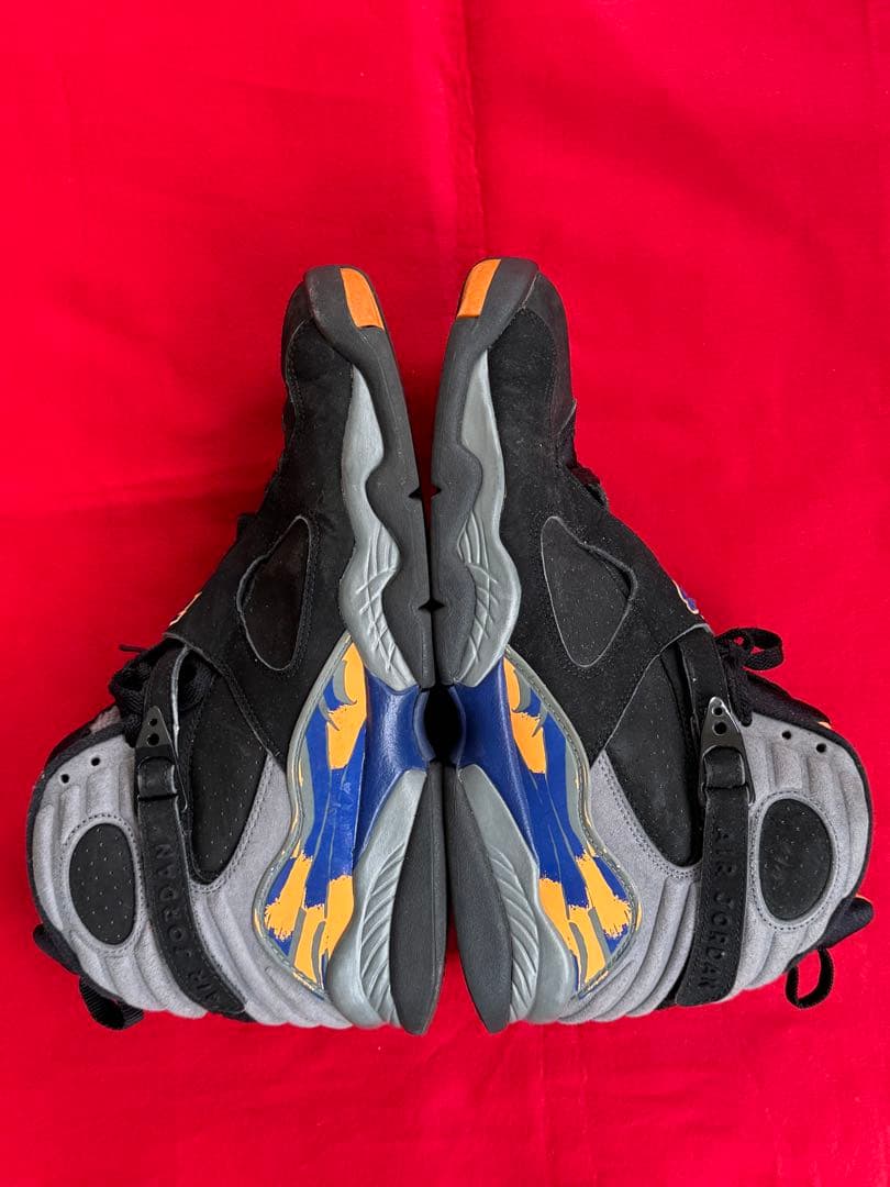 Air Jordan 8 ブラック/オレンジ シューズ