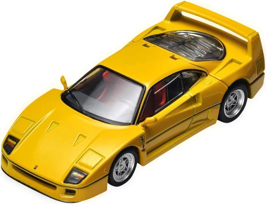 【未使用・TOMYTEC】フェラーリ F40（黄色）　Ferrari F40