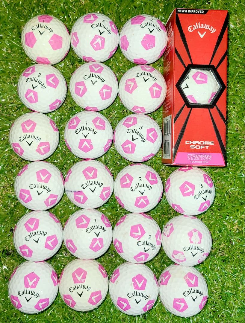 Callaway 希少 CHROME SOFT24球【2ダース分】3球新品