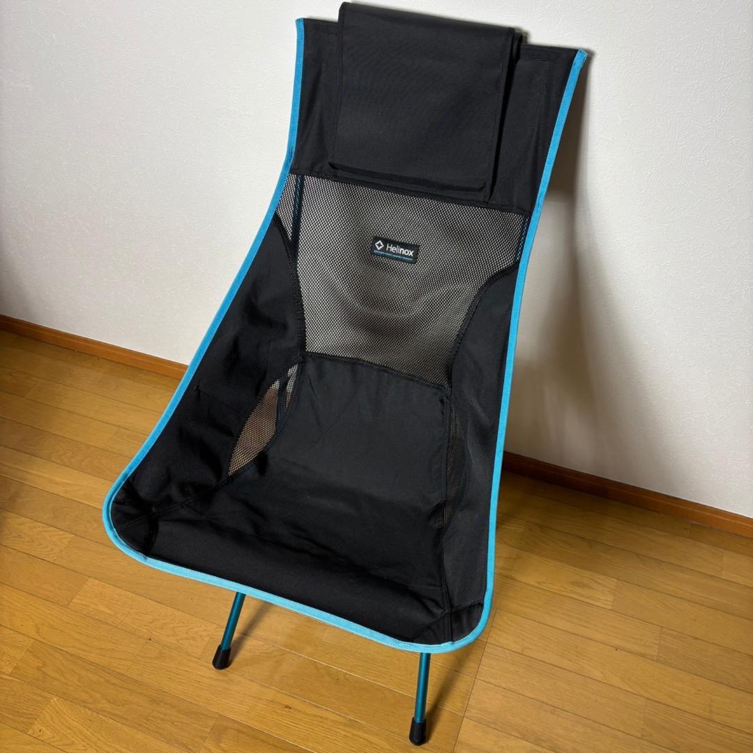 【展示品】Helinox チェアツー ハイバックチェア 1822284 ブラック
