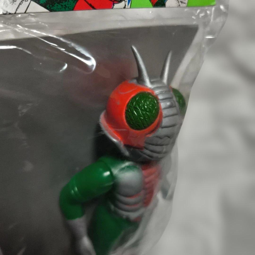 【新品 未開封品】 仮面ライダーV3 ソフビ ミドルサイズ ポピー 当時物