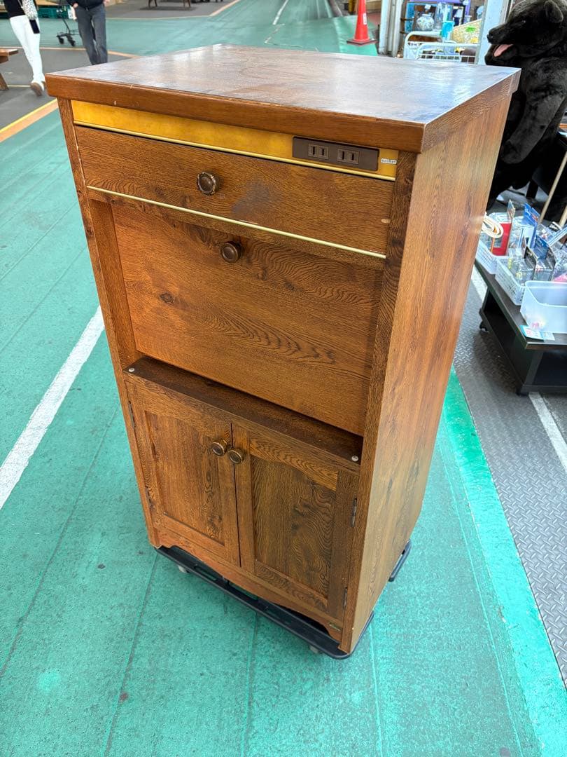 【昭和レトロ】 小泉産業 KOIZUMI　レンジ台　キッチンボード　ヴィンテージ