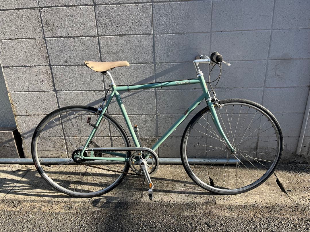 イタリア、Bianchi、フラットバーロード、内製5段変速、viaBrera‼️