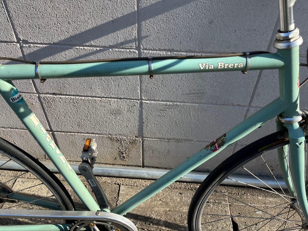 イタリア、Bianchi、フラットバーロード、内製5段変速、viaBrera‼️