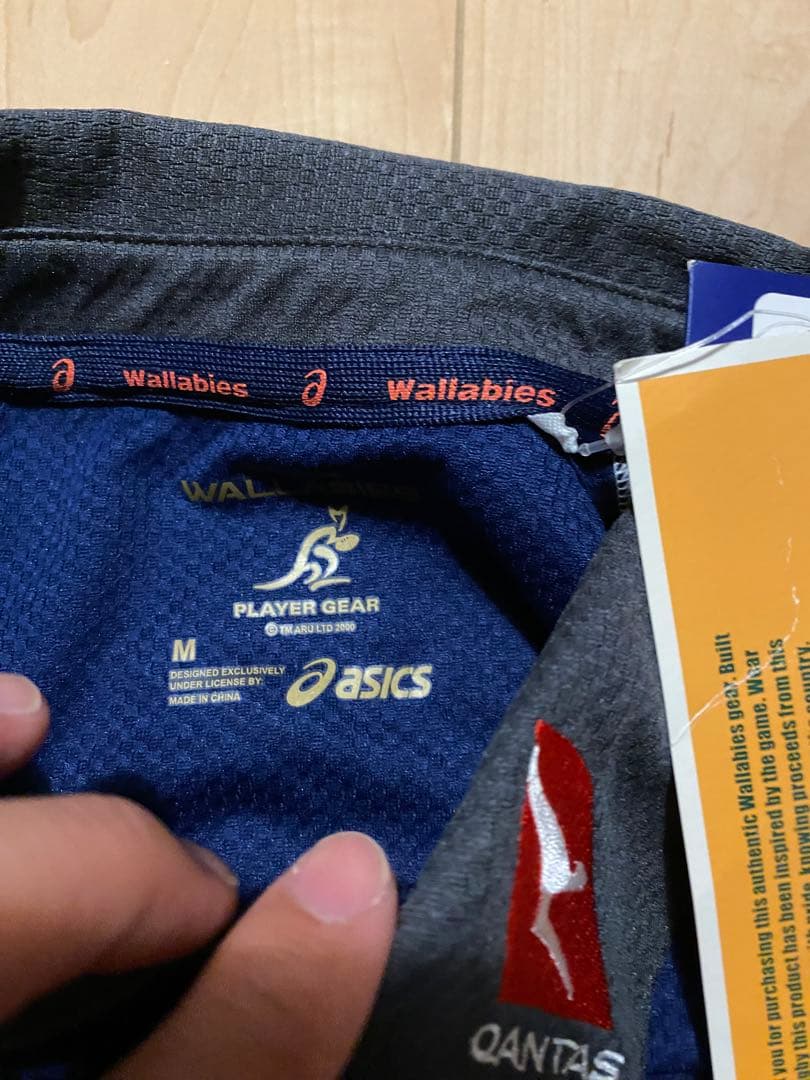 asics アシックス ラグビーオーストラリア代表 トレーニングウェア シャツ