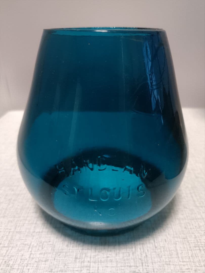 handlan st.louis レイルロードランタン 青ホヤ