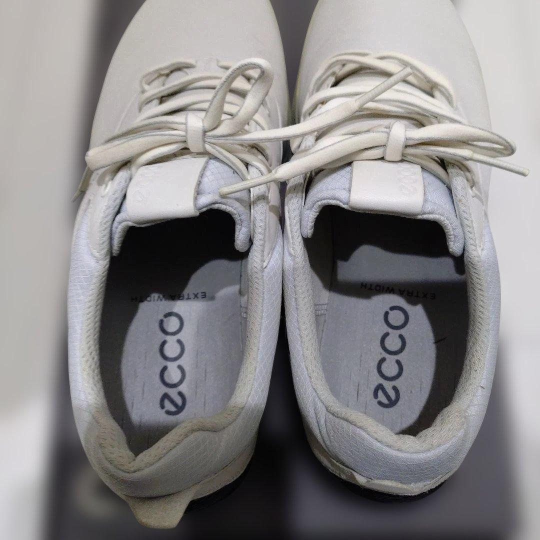 ECCO メンズゴルフシューズ ホワイト