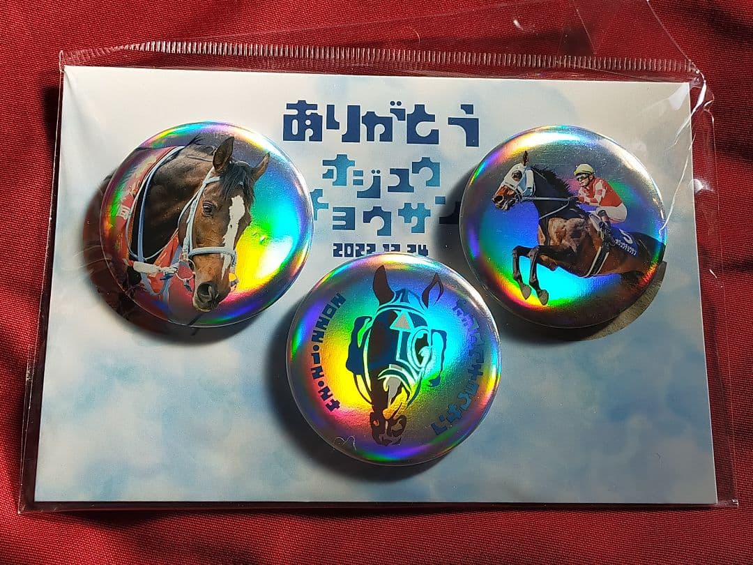 ②◆　競馬　JRA　◆オジュウチョウサン◆引退記念グッズ◆マグカップ　缶バッチ◆