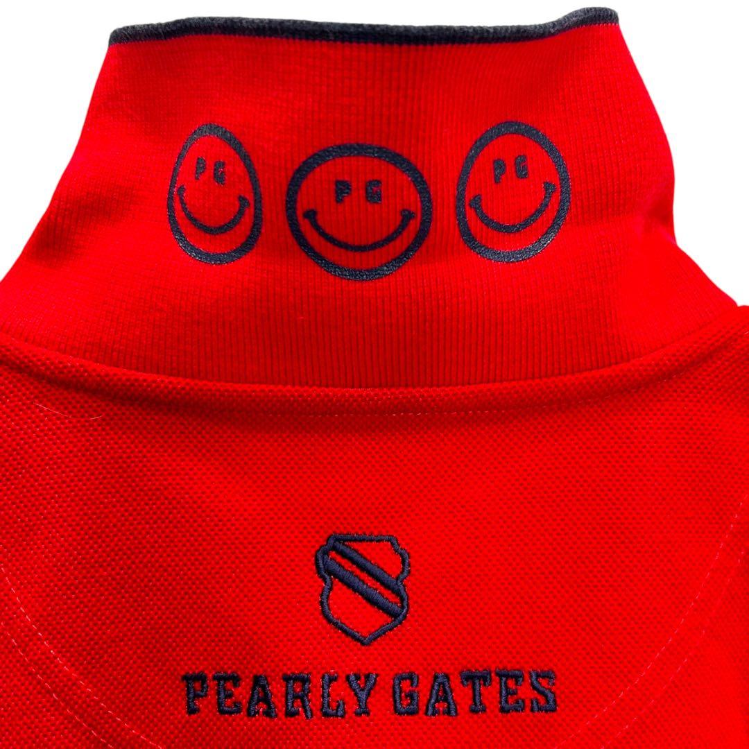 PEARLY GATES パーリーゲイツ 半袖ポロシャツ 赤 1 (M相当)