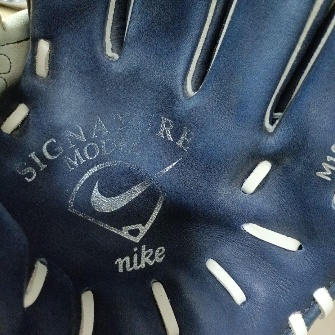 NIKE サインモデル 硬式グローブ ネイビー